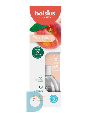 Bolsius Geurstokjes peach 60ml