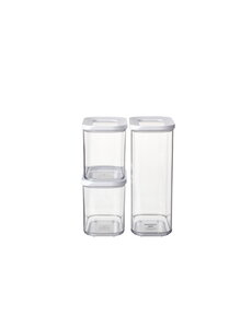 Mepal Voorraaddozenset 3-delig Modula - wit