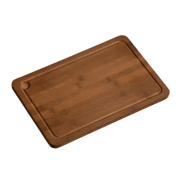 Kesper Snij- en serveerplank donker bamboe 25x38x1.6cm