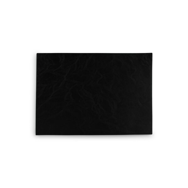 Salt en Pepper Placemat 43x30cm lederlook zwart vague Tabletop