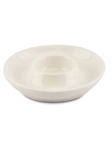 Ona Eierdop 10,5xH2cm wit Cucina - set/4