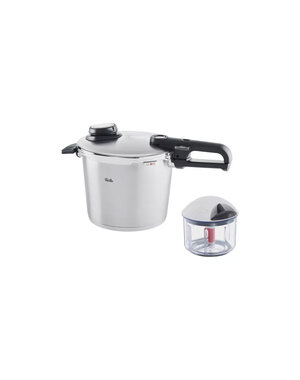 Fissler Snelkookpan 6L Vitavit Premium met Inzet en Finecut