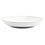 BonBistro Bord diep 27xH4cm coupe black rim Basic White