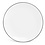 BonBistro Bord plat 26.5cm coupe black rim Basic White