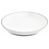 BonBistro Bord diep 27xH4cm coupe black rim Basic White
