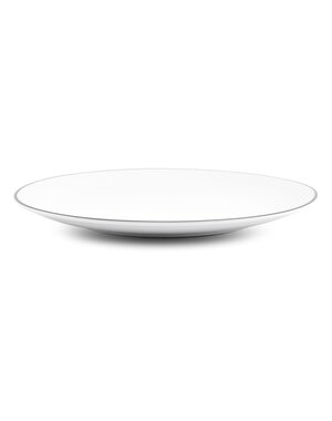 BonBistro Plat bord 24cm coupe black rim Basic White