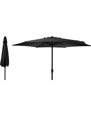 Ambiance Parasol Ø 3 meter zwart