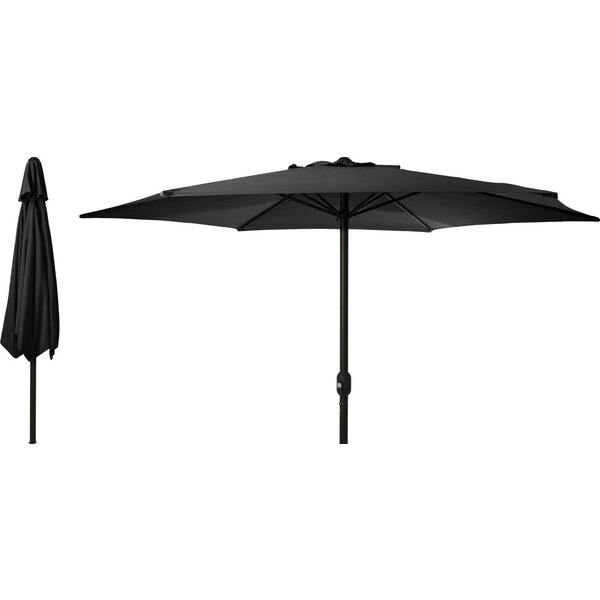 Ambiance Parasol Ø 3 meter zwart