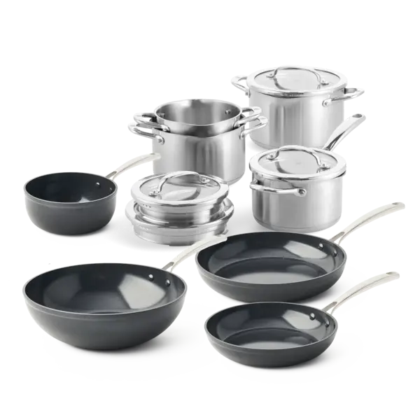 BK Cookware Pannen voordeelset 8-delig Twist & Ceramic