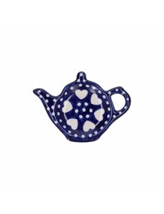 Bunzlau Castle Theetip theepot Blue Valentine