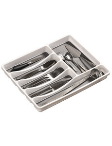 Kesper Bestekbak 6 vakken lichtgrijs