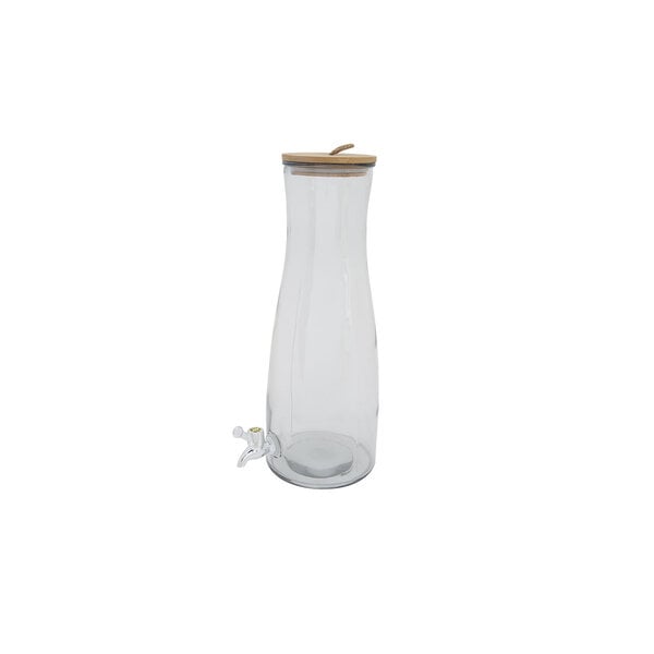 Cosy & Trendy Drankdispenser glas 4.7 liter houten deksel