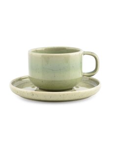 Salt en Pepper Kop en schotel 22cl sage Blush