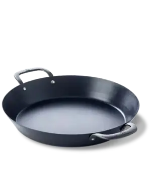 BK Cookware Paellapan 38cm Black Steel
