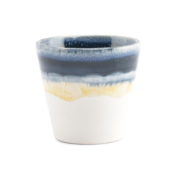 Salt en Pepper Mokkakop 10cl blauw Flow