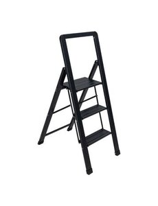 Wenko Trap 3 tredes zwart Alu-Smart