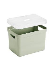Sunware Opbergbox + deksel 18L lichtgroen Sigma home