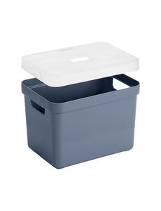 Sunware Opbergbox + deksel 18L donkerblauw Sigma home