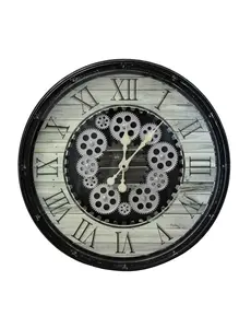  Wandklok 48cm met roterend uurwerk