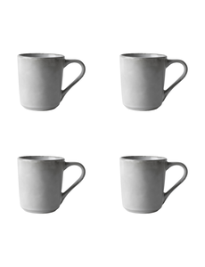Dutch Rose Mok 39cl set/4 licht grijs Organic