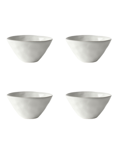 Dutch Rose Kom 14cm set/4 wit Organic