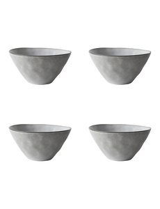 Dutch Rose Kom 14cm set/4 licht grijs Organic