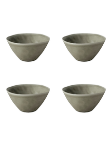 Dutch Rose Kom 14cm set/4 olijf Organic