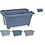 Excellent Houseware Wasmand met poten 60x40x58cm 3 assorti