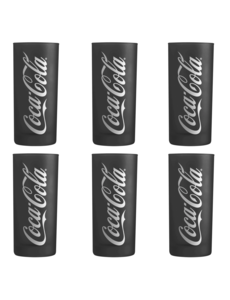 Luminarc Coca Cola glas frozen black 27cl set-6