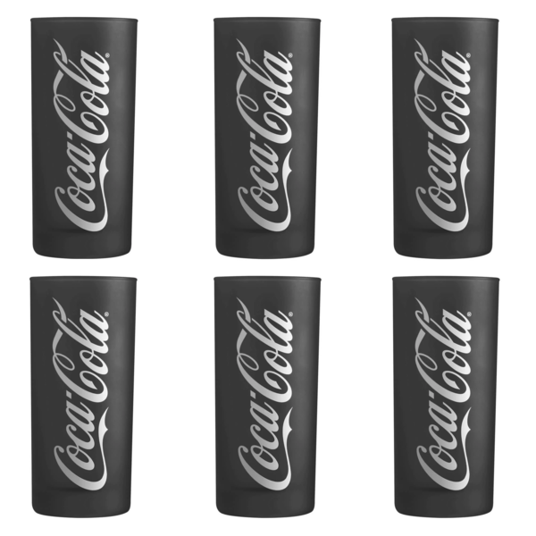 Luminarc Coca Cola glas frozen black 27cl set-6