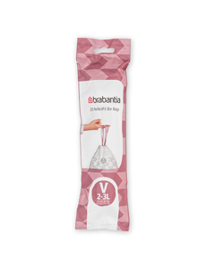 Brabantia Afvalzakken perfectfit V, 3L, 20 stuks