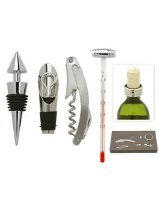 Excellent Houseware Wijnset 5 dlg RVS