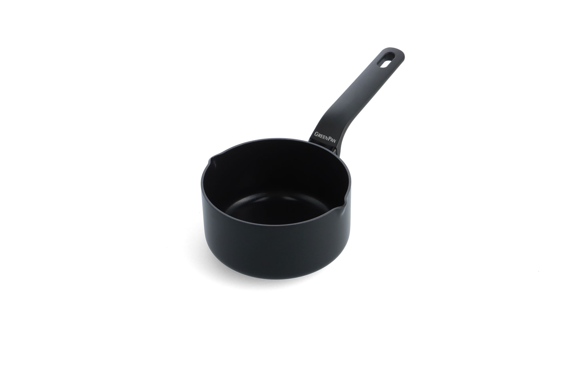 Geëmailleerde Steelpan met Houten Handvat voor Melk, Boter of Sauzen
