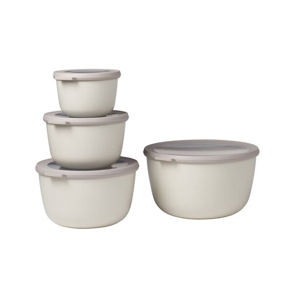 Mepal Multischalenset Cirqula 4-delig Nordic White