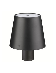 Cilio Tafellamp voor fles Luce zwart