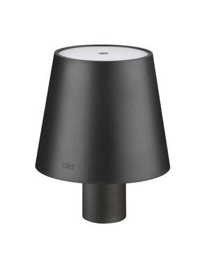Cilio Tafellamp voor fles Luce zwart