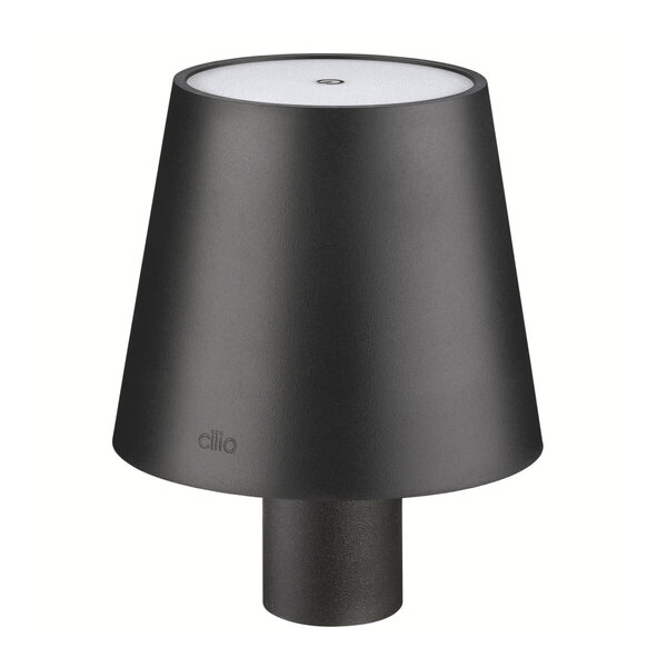 Cilio Tafellamp voor fles Luce zwart