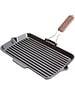 Fontignac Rechthoekige grillpan Fontignac  34 x 21 cm - zwart