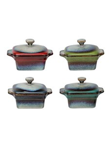 Cosy & Trendy Mini pannetje met deksel 30cl 4 assorti