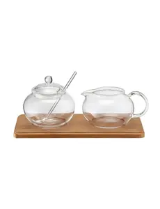 Weis Roomstel op bamboe plateau