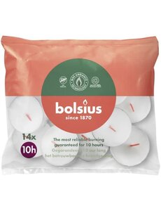 Bolsius Theelichten Maxi 14 stuks 10 uur