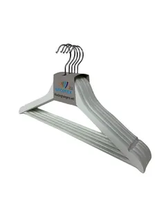 Wicotex Kledinghanger Hout - Wit 5 stuks