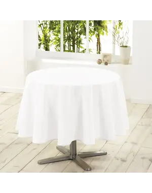 Wicotex Tafelkleed textiel Essentiel wit rond 180cm