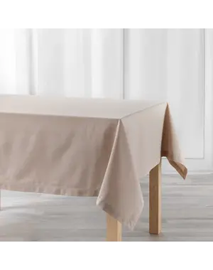 Wicotex Tafelkleed textiel Charline beige 140x240cm