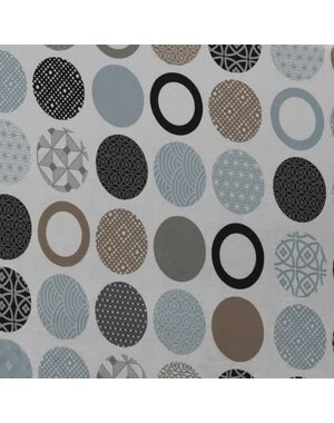 Wicotex Tafelzeil Bely Grijs 140x10cm
