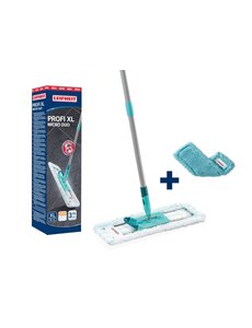 Leifheit Vloerwisser Profi xl Micro Duo + EXTRA static stofdoek in doosje