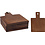 Excellent Houseware Snijplank mini - Onderzetter acacia 4 stuks