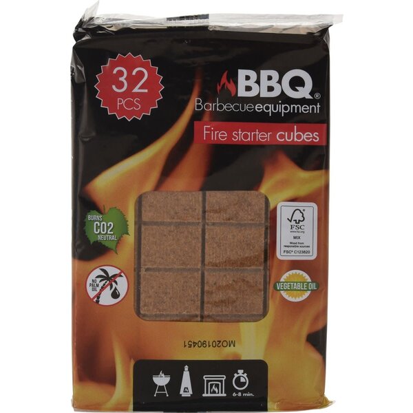 Aanmaakblokjes voor Openhaard & BBQ - 32 stuks