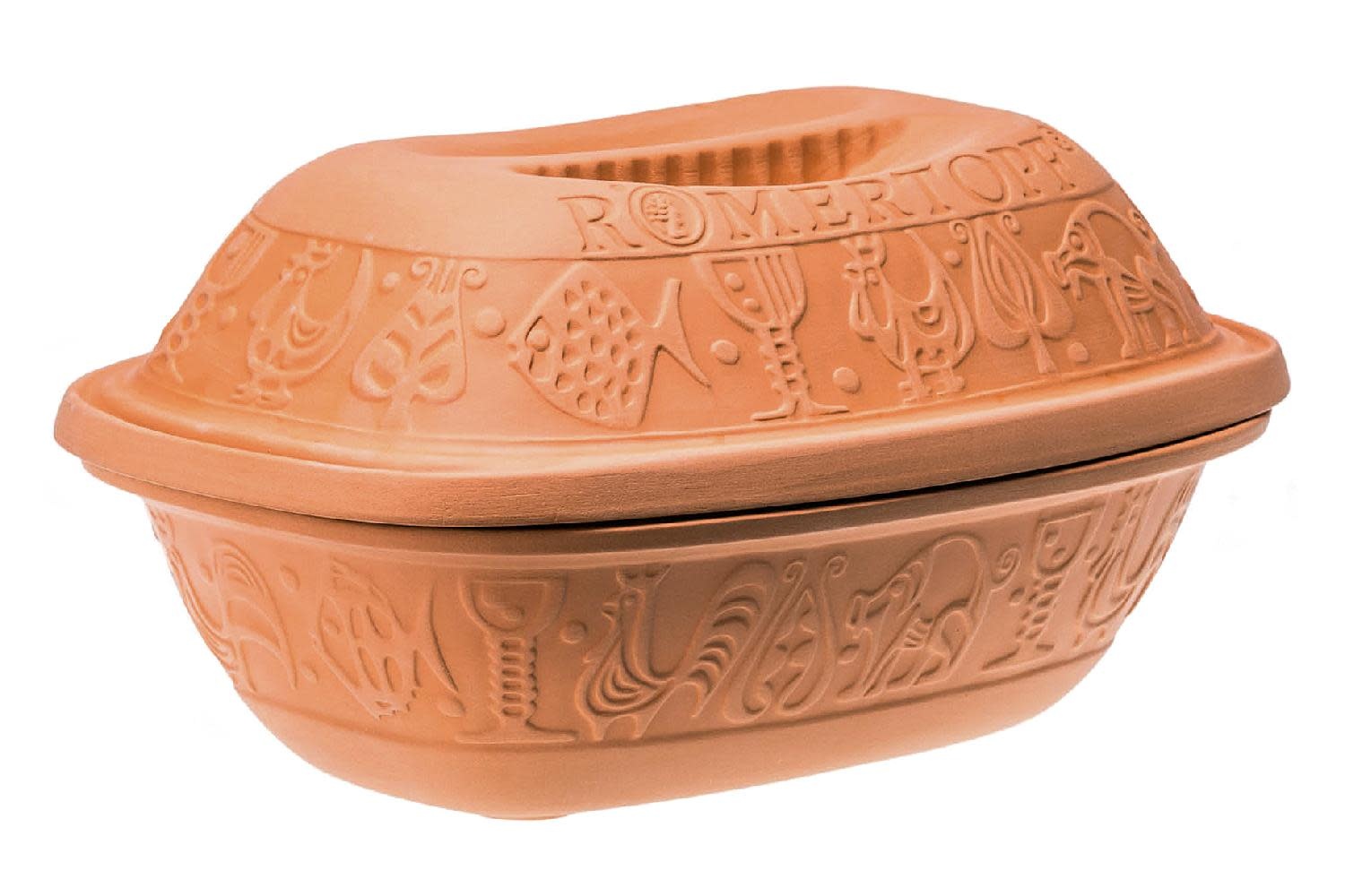Römertopf 4-persoons 2,5kg Klassiek — Römertopf 4-persoons 2,5kg Klassiek met dekselgreep