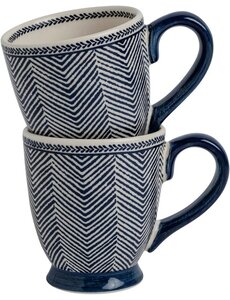 Laura Ashley Mok 20cl set/2 Edwin Blue